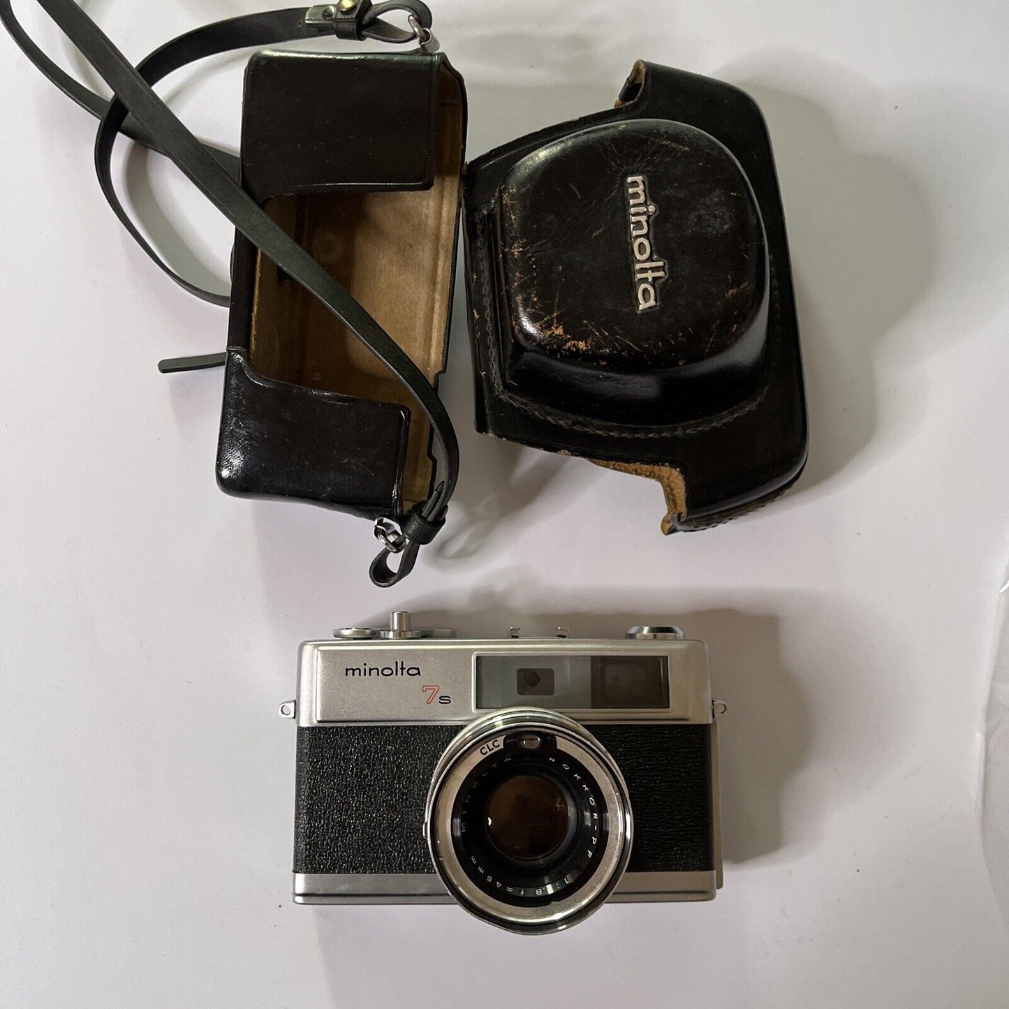 Minolta Hi-Matic 7s Film Camera With Cover 35mm Film
