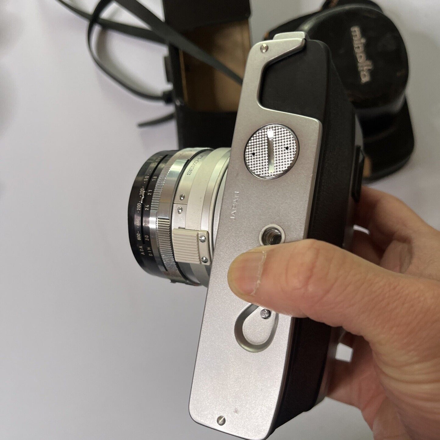 Minolta Hi-Matic 7s Film Camera With Cover 35mm Film