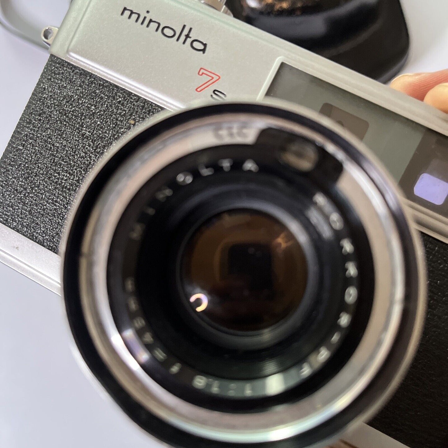 Minolta Hi-Matic 7s Film Camera With Cover 35mm Film