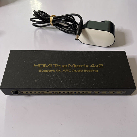 HDMI True Matrix 4x2 - Supports 4K ARC Audio Setting