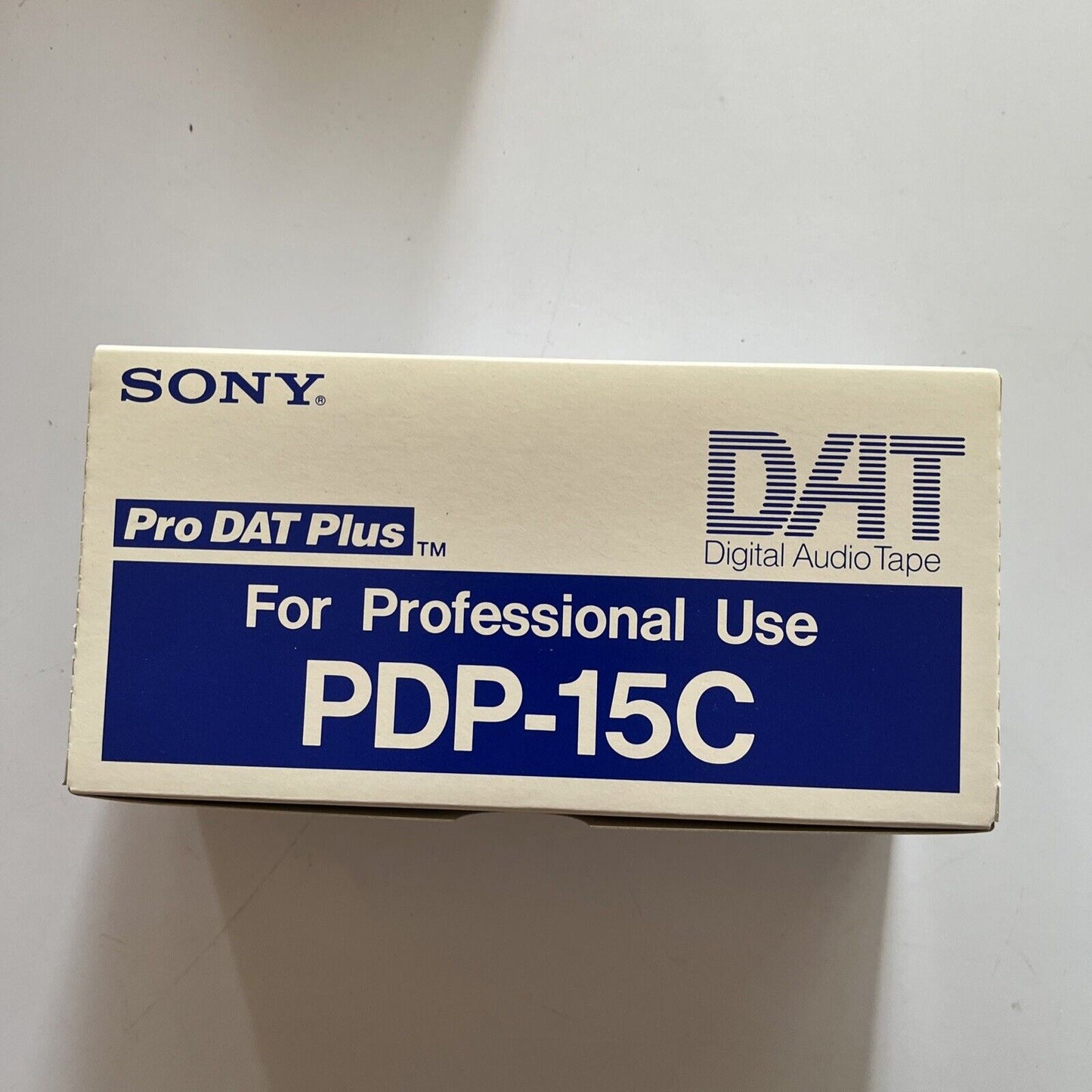 Sony Pro DAT Plus Digital Audio Tape 10x PDP-15c 15min *New Sealed*