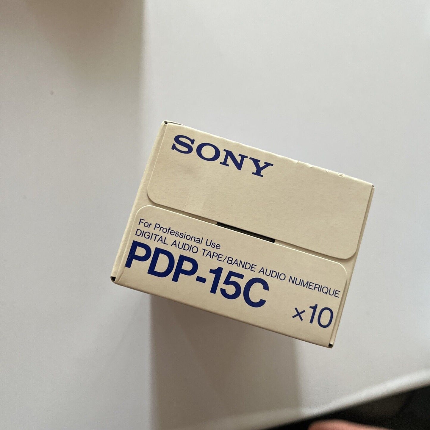 Sony Pro DAT Plus Digital Audio Tape 10x PDP-15c 15min *New Sealed*