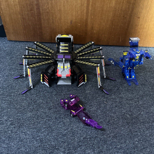 3x Mecard Figures Mega Aractula, Choirock 2017 FNJ83, FNN19, FNM39