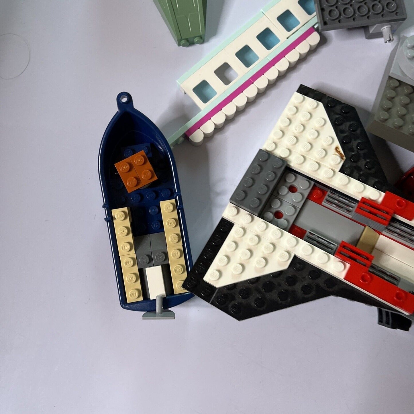 Genuine Official Lego 1.145kg Boat Vehicle Cars Plane Boat Police Parts Bricks