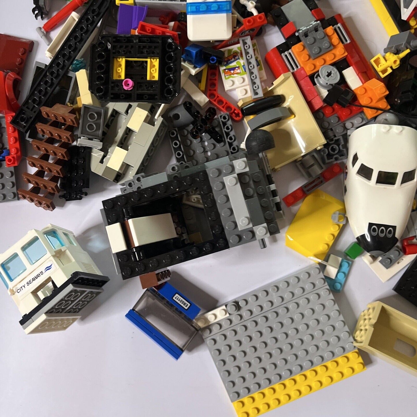 Genuine Official Lego 1.6kg Bulk Lot Bundle Cars Plane Police City Parts Bricks