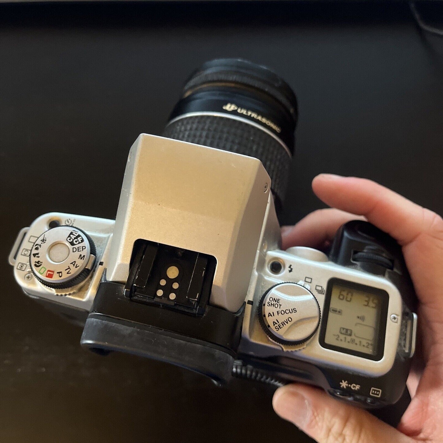 Canon EOS ELAN II E SLR Film Camera With Zoom Lens EF 28-80mm