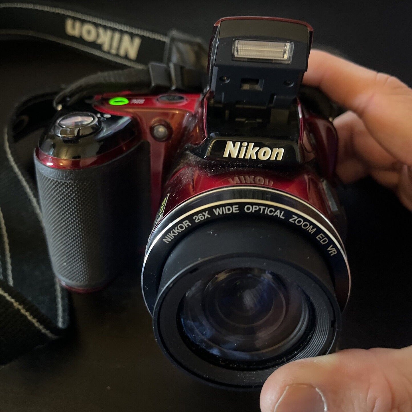 Nikon Coolpix L810 Digital Camera 16.1MP 26x Zoom Red