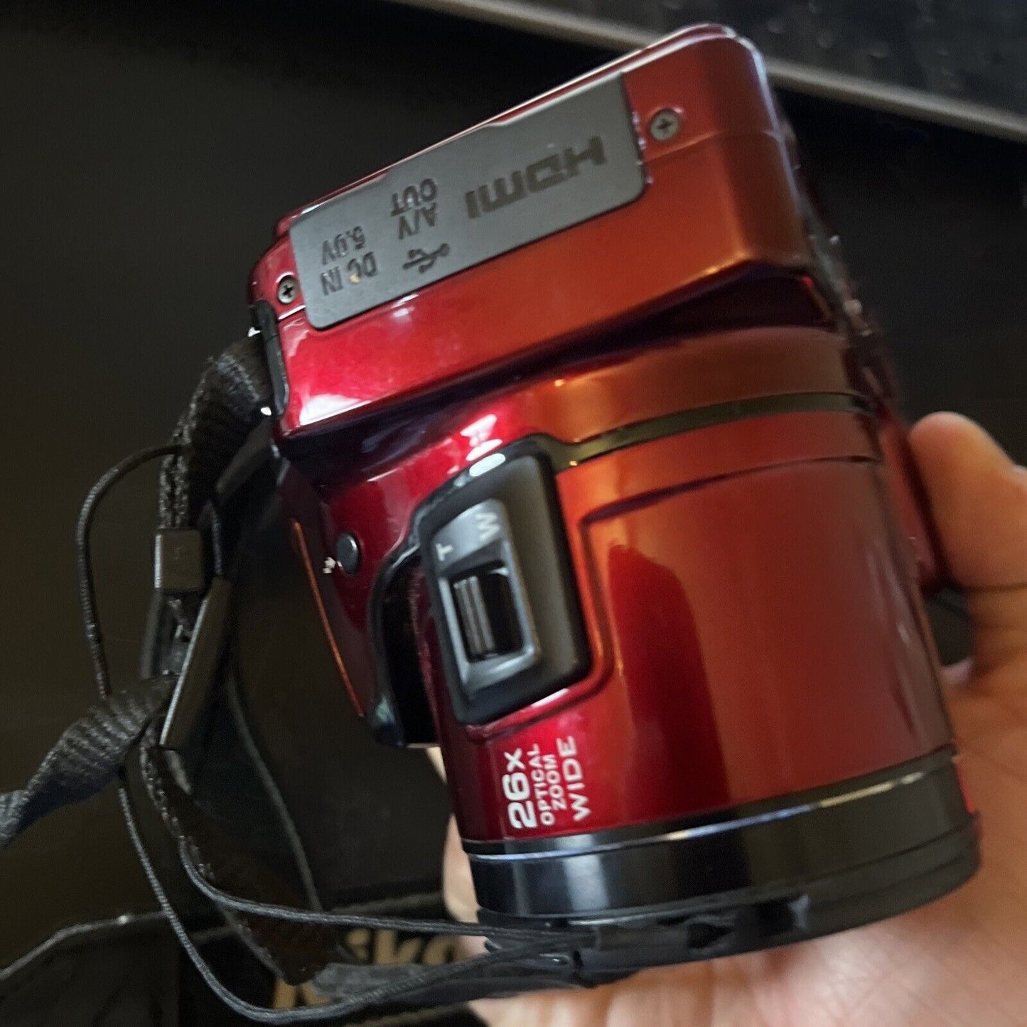 Nikon Coolpix L810 Digital Camera 16.1MP 26x Zoom Red