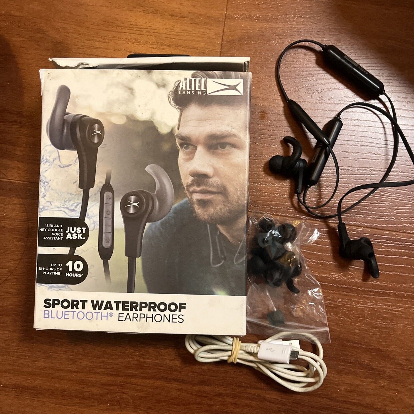 Altec Lansing MZX857 Sport Waterproof Bluetooth Earphones