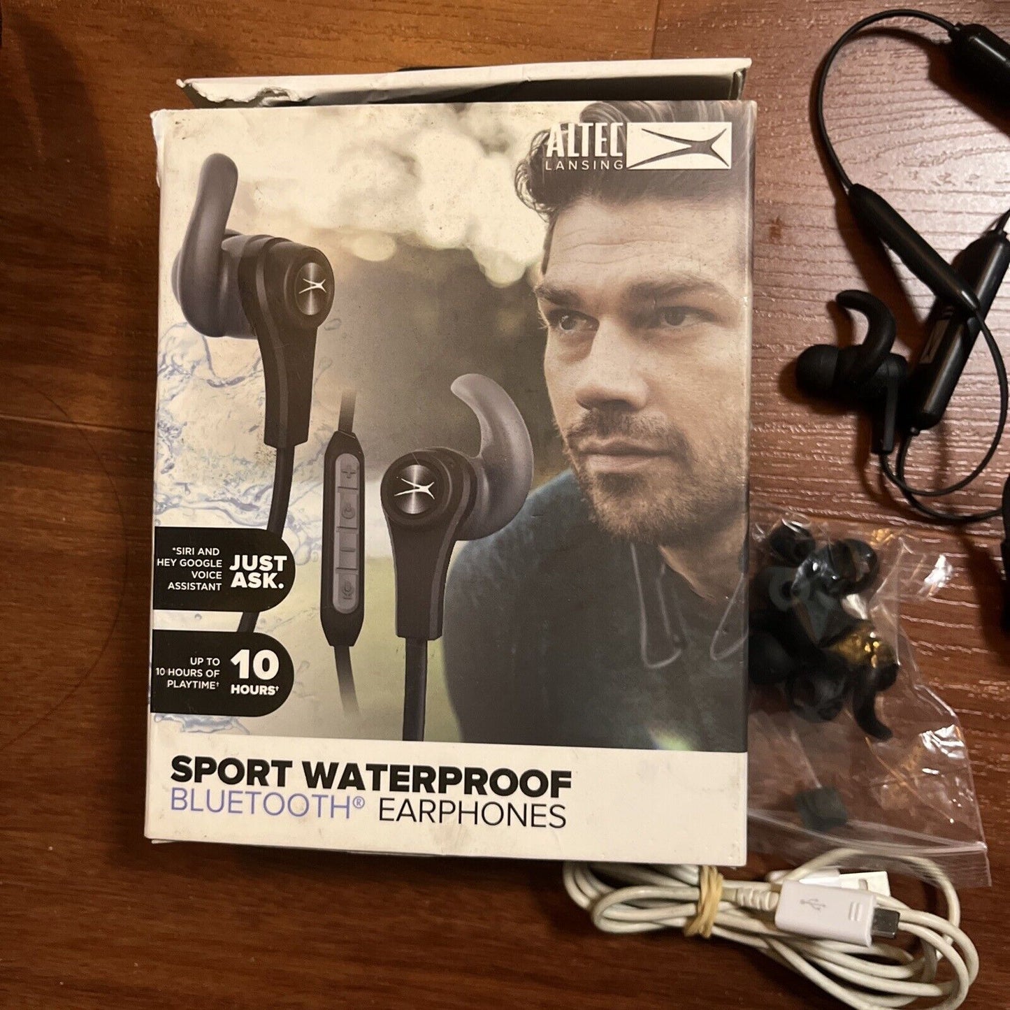 Altec Lansing MZX857 Sport Waterproof Bluetooth Earphones