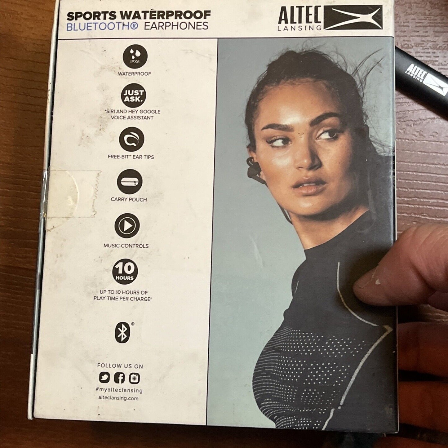 Altec Lansing MZX857 Sport Waterproof Bluetooth Earphones