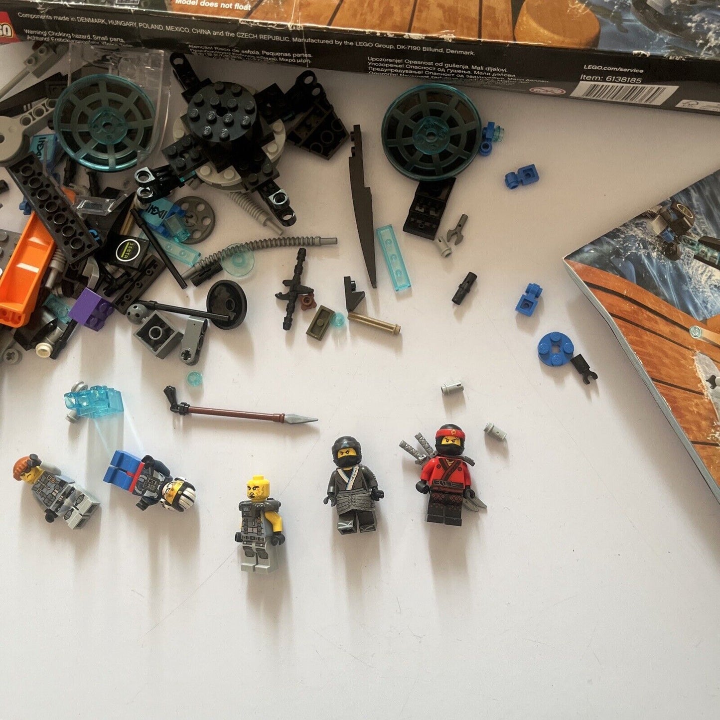Lego The Ninjago Movie 70611 *Not Counted - Missing Incomplete Pieces*