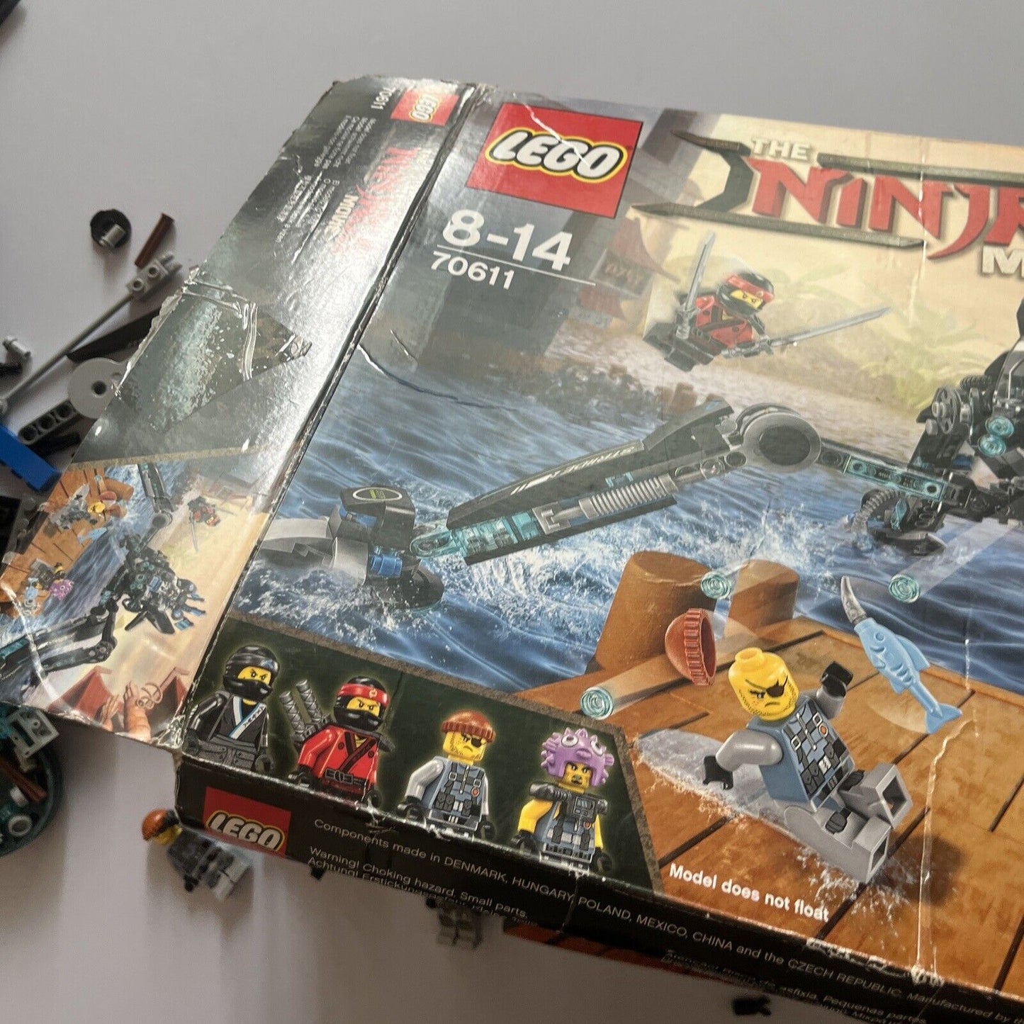 Lego The Ninjago Movie 70611 *Not Counted - Missing Incomplete Pieces*