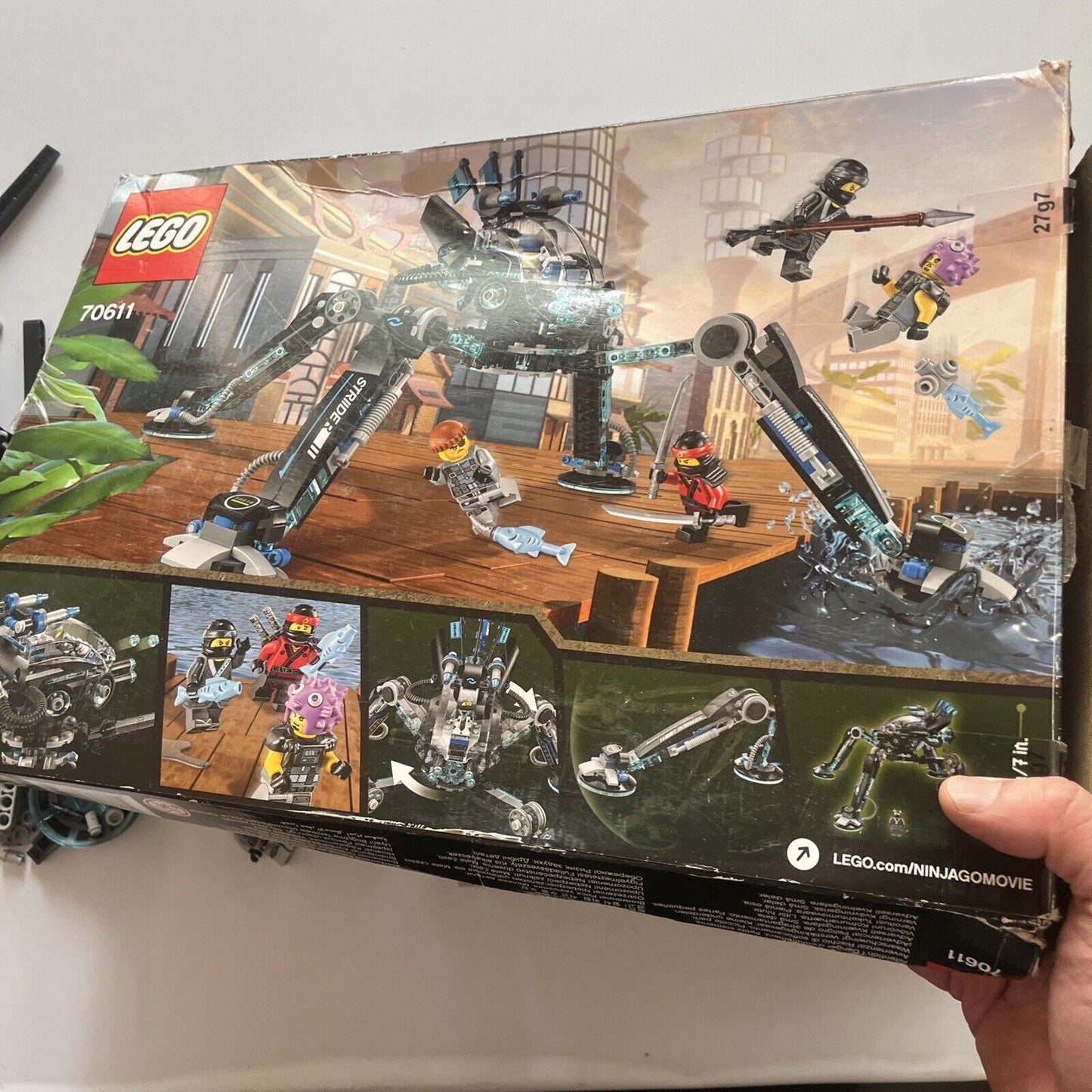 Lego The Ninjago Movie 70611 *Not Counted - Missing Incomplete Pieces*