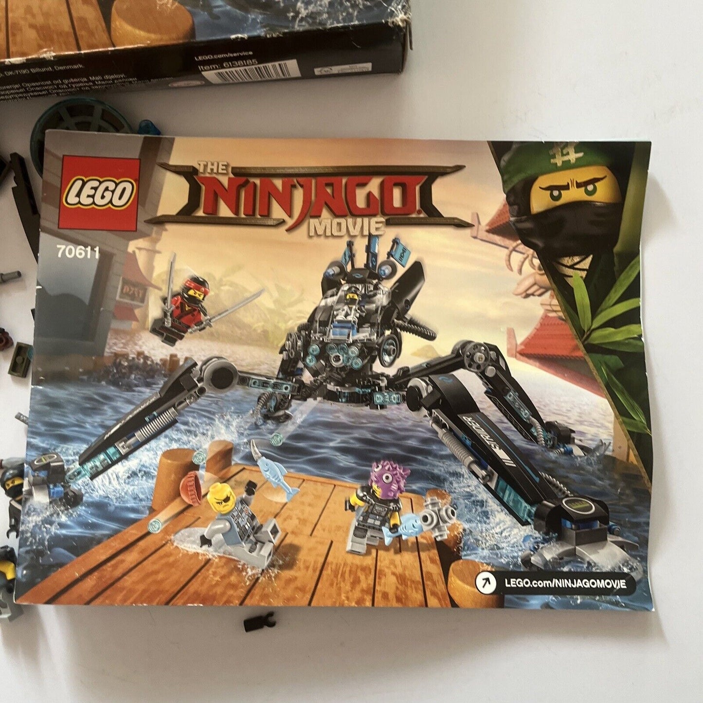 Lego The Ninjago Movie 70611 *Not Counted - Missing Incomplete Pieces*