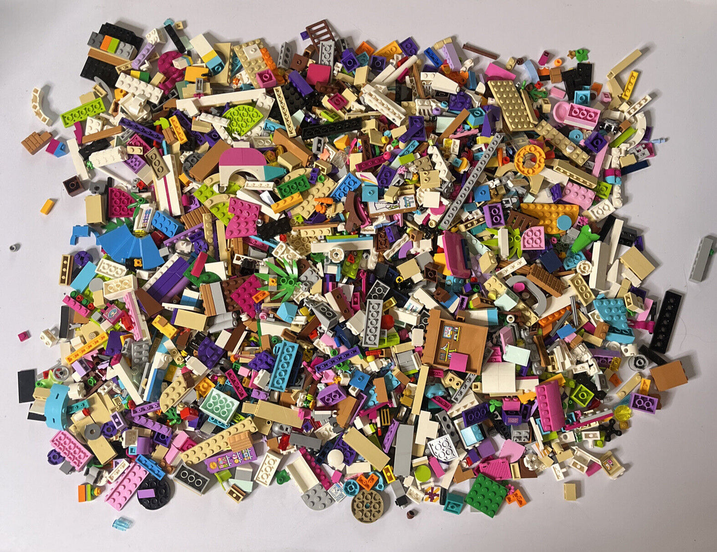 Genuine Official Lego 2.25kg Friends Bulk Lot Bundle Bricks Parts