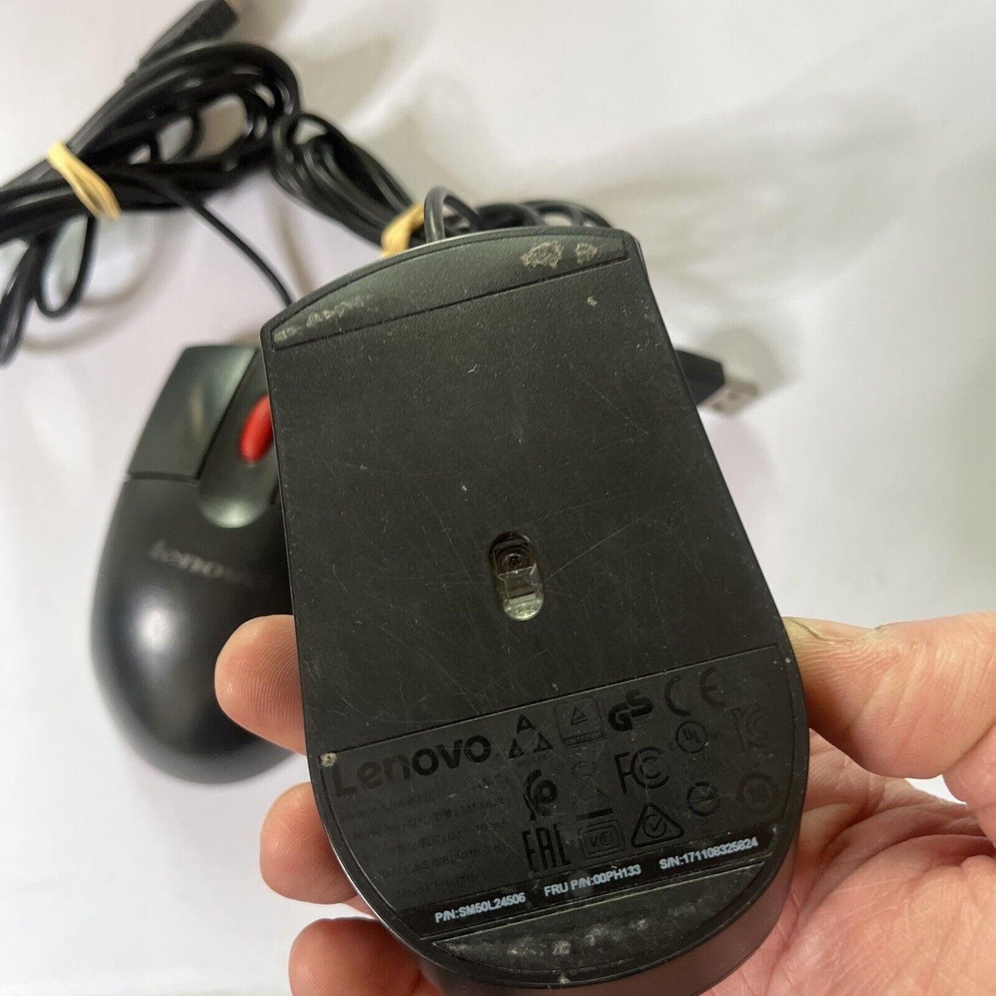 2x Lenovo USB Mouse UAE119 & SM-8823