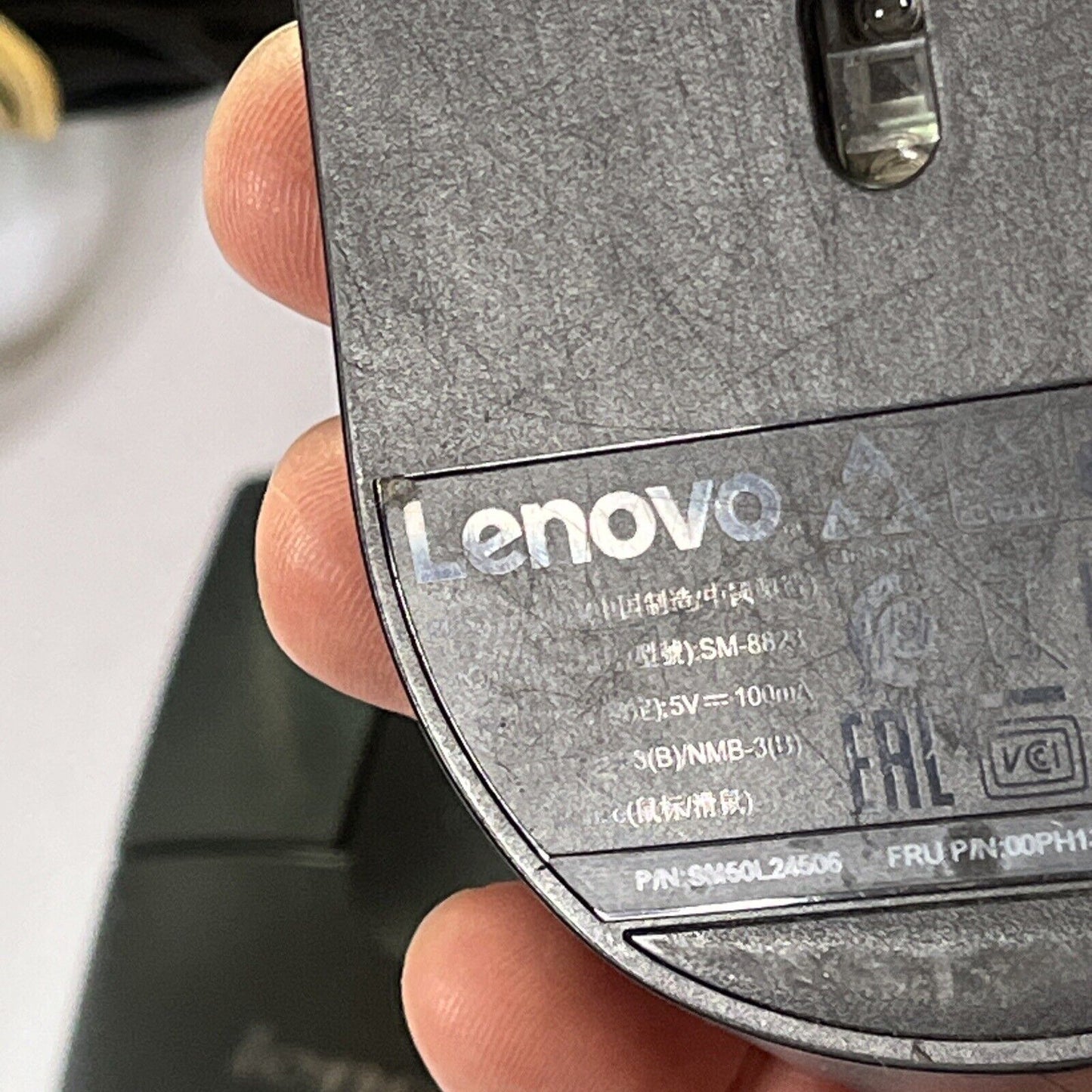 2x Lenovo USB Mouse UAE119 & SM-8823