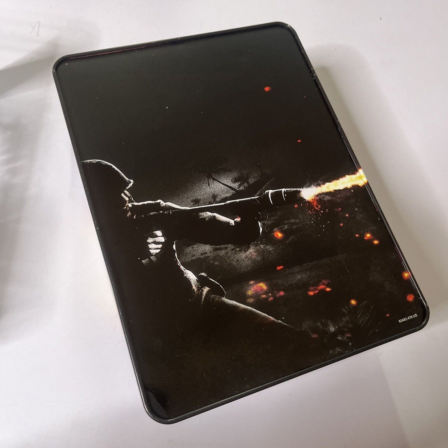 Call Of Duty World At War Tin Case & Steel Flask *No Game*