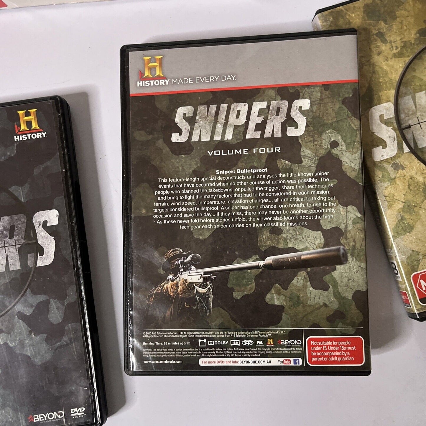 History Channel - Snipers - Collector's Edition (DVD, 2011, 4-Disc) Region 4