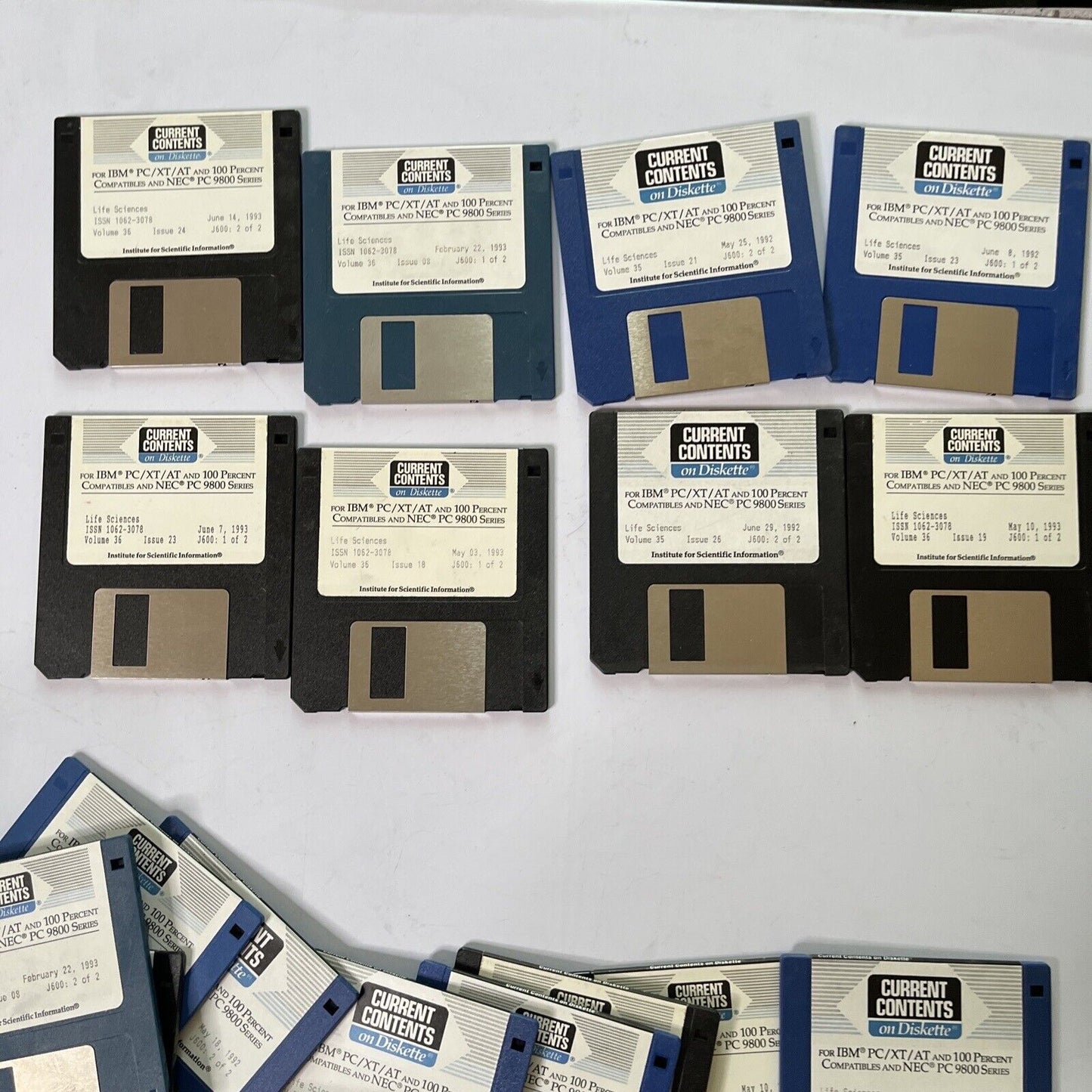 Current Contents On Diskettes - Life Sciences PC 26x 3.5" Floppy Disk 1992