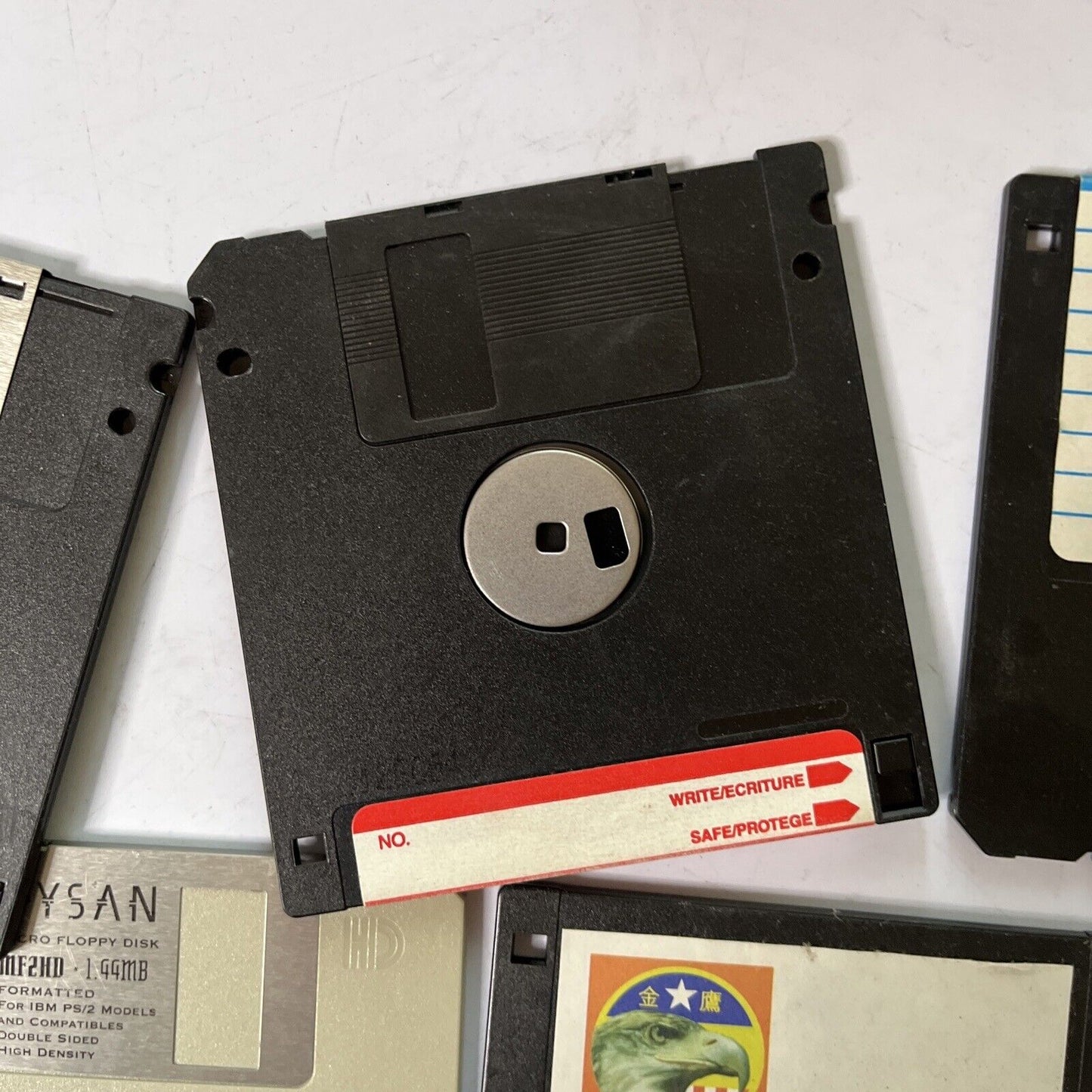 5x Floppy Disc 3.5" HD 1.4mb Used