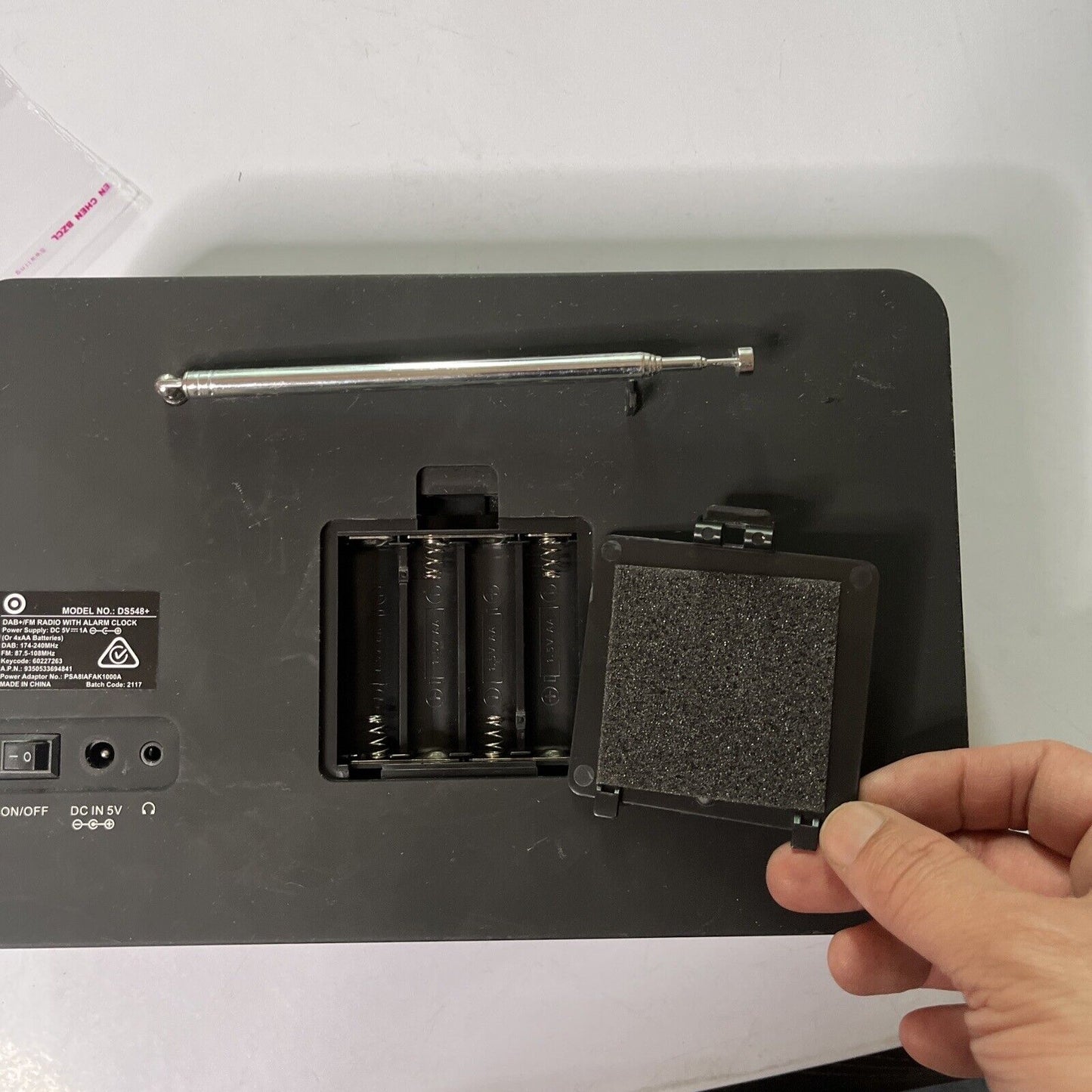 Target Portable DAB+ FM Radio With Alarm Clock DS548+