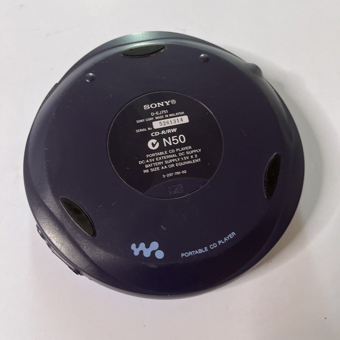 Sony Walkman Personal CD Player D-EJ751