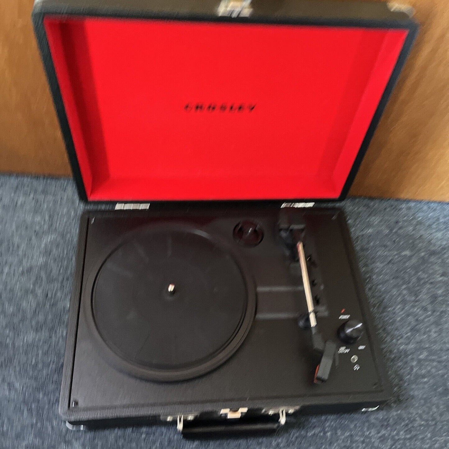 Crosley Portable Record Turntable Vinyl Player CR8005A-BK