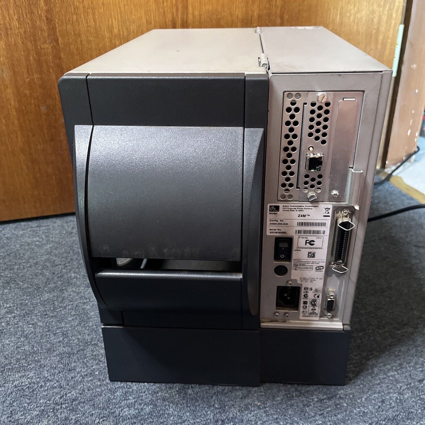 Zebra Z4M Plus Industrial Label Printer Z4M00-2006-0020