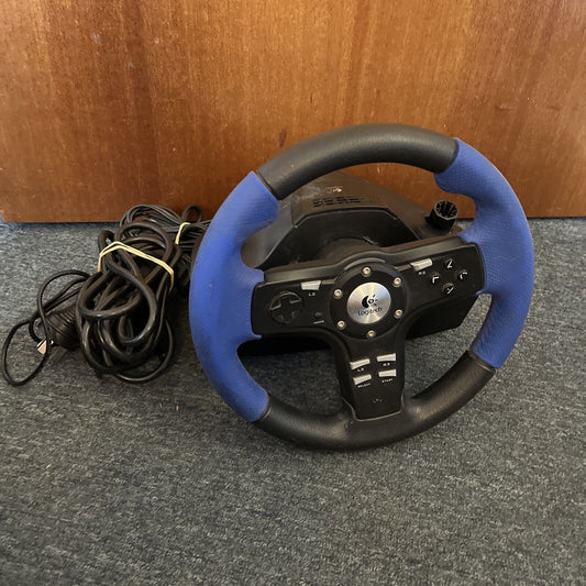 Logitech Driving Force EX E-UL13 For PlayStation 2 *Missing Pedals*