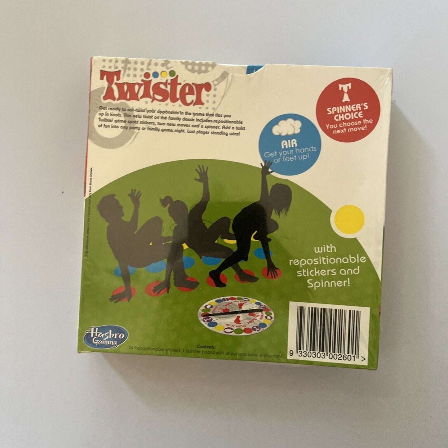 Twister THE CLASSIC GAME WITH 2 MORE MOVES By Hasbro *New Sealed*