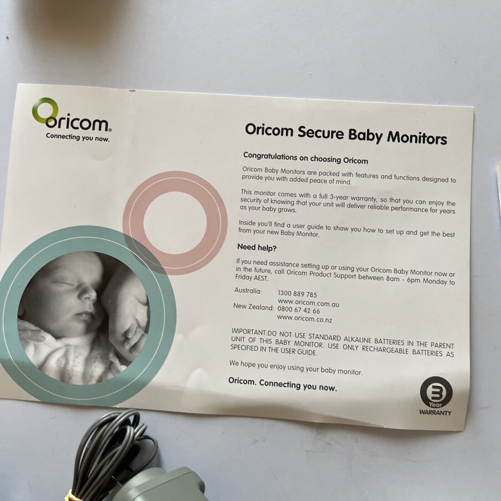 Oricom clearance parent unit