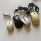 4x Microsoft Optical Mouse: 500 V.2, Notebook Optical, Intellimouse, Wheel 1.1A
