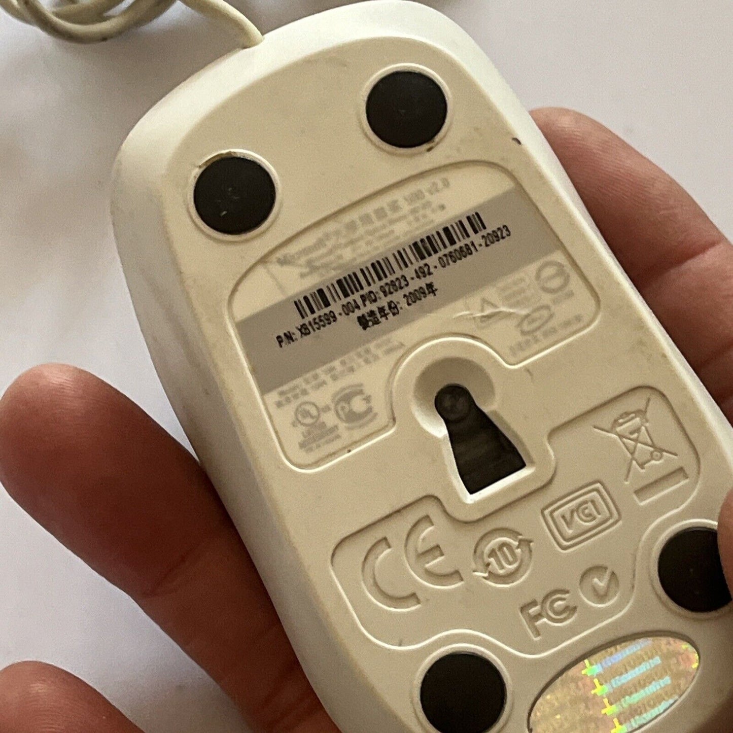 4x Microsoft Optical Mouse: 500 V.2, Notebook Optical, Intellimouse, Wheel 1.1A