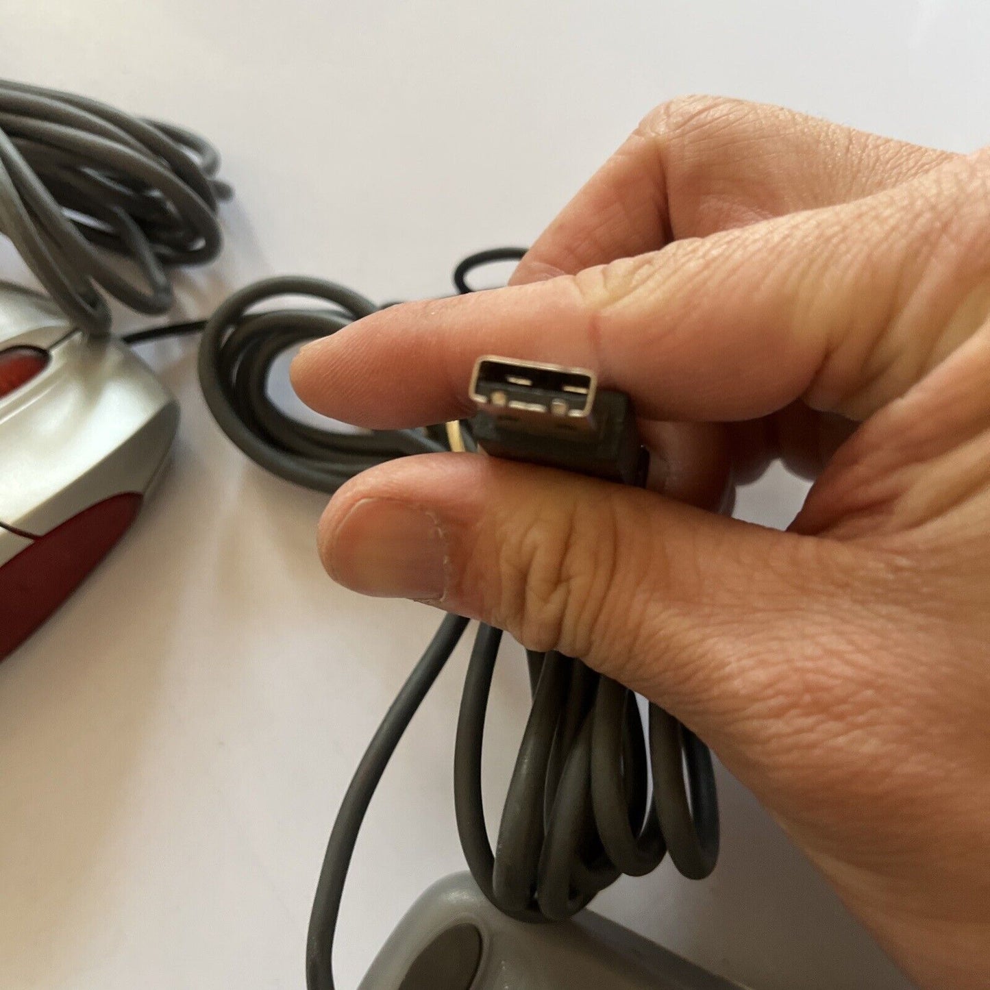 4x Microsoft Optical Mouse: 500 V.2, Notebook Optical, Intellimouse, Wheel 1.1A