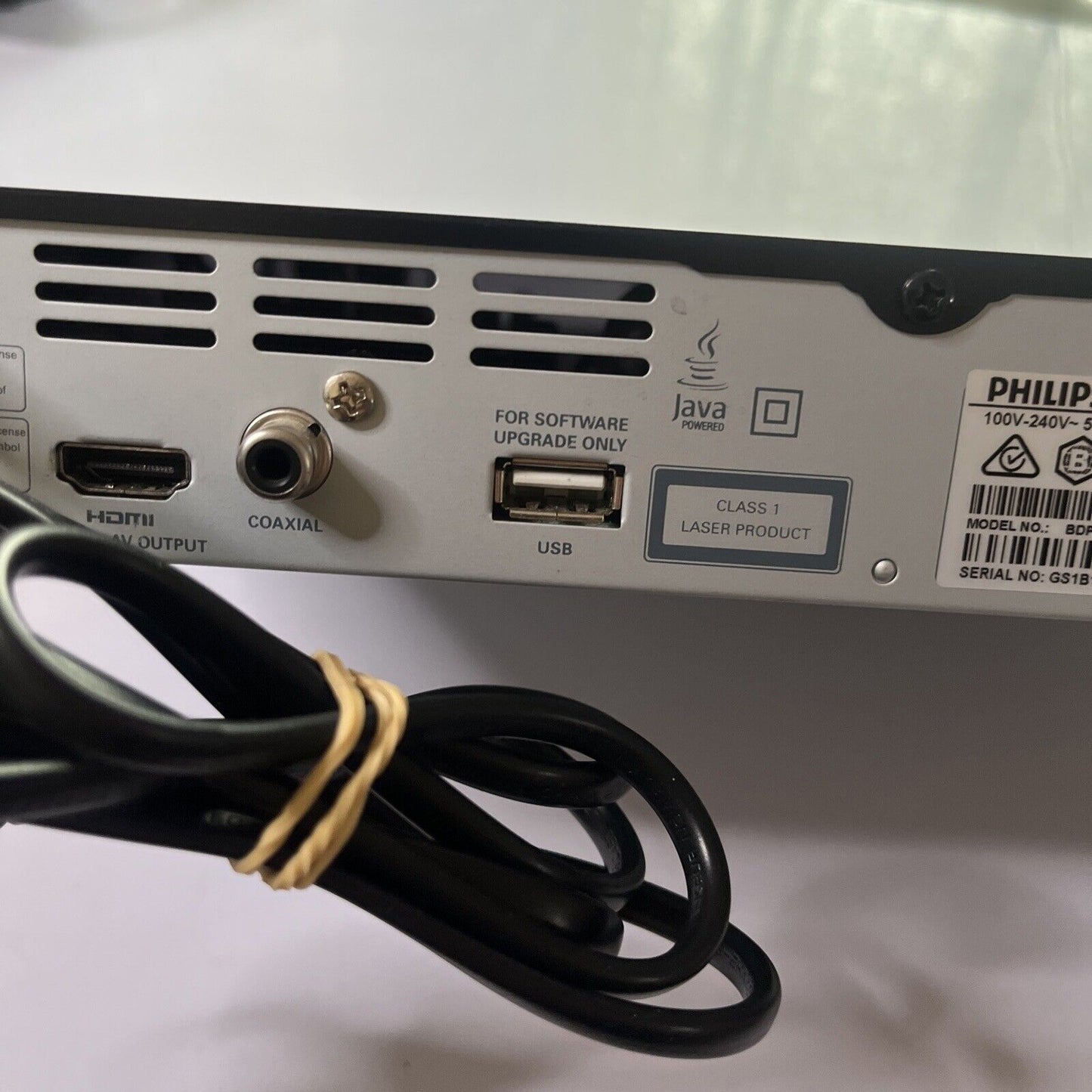 Philips Blu-ray DVD Player BDP1200 *No Remote Control*