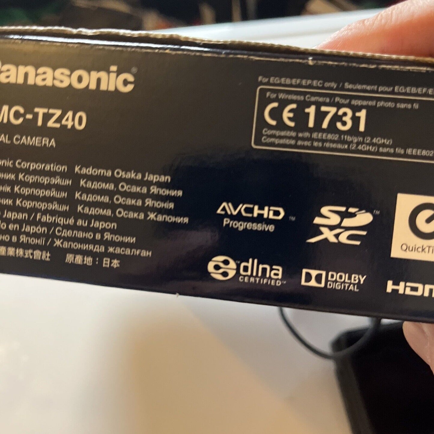 Panasonic Lumix DMC-TZ40GN 18.1 MP Digital Camera Black Wifi GPS