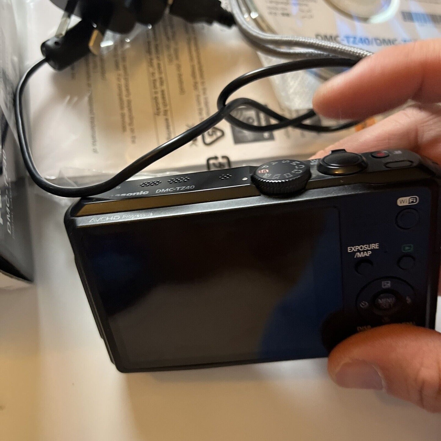 Panasonic Lumix DMC-TZ40GN 18.1 MP Digital Camera Black Wifi GPS