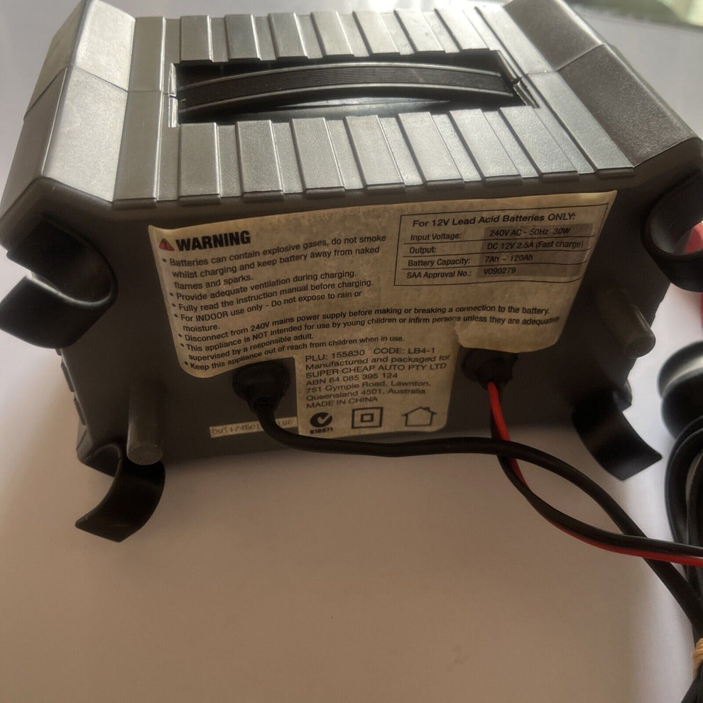 Sca Microprocessor Controlled Battery Charger SCA Microprocessor Controlled Battery Charger For 12V Batteries – Retro ...