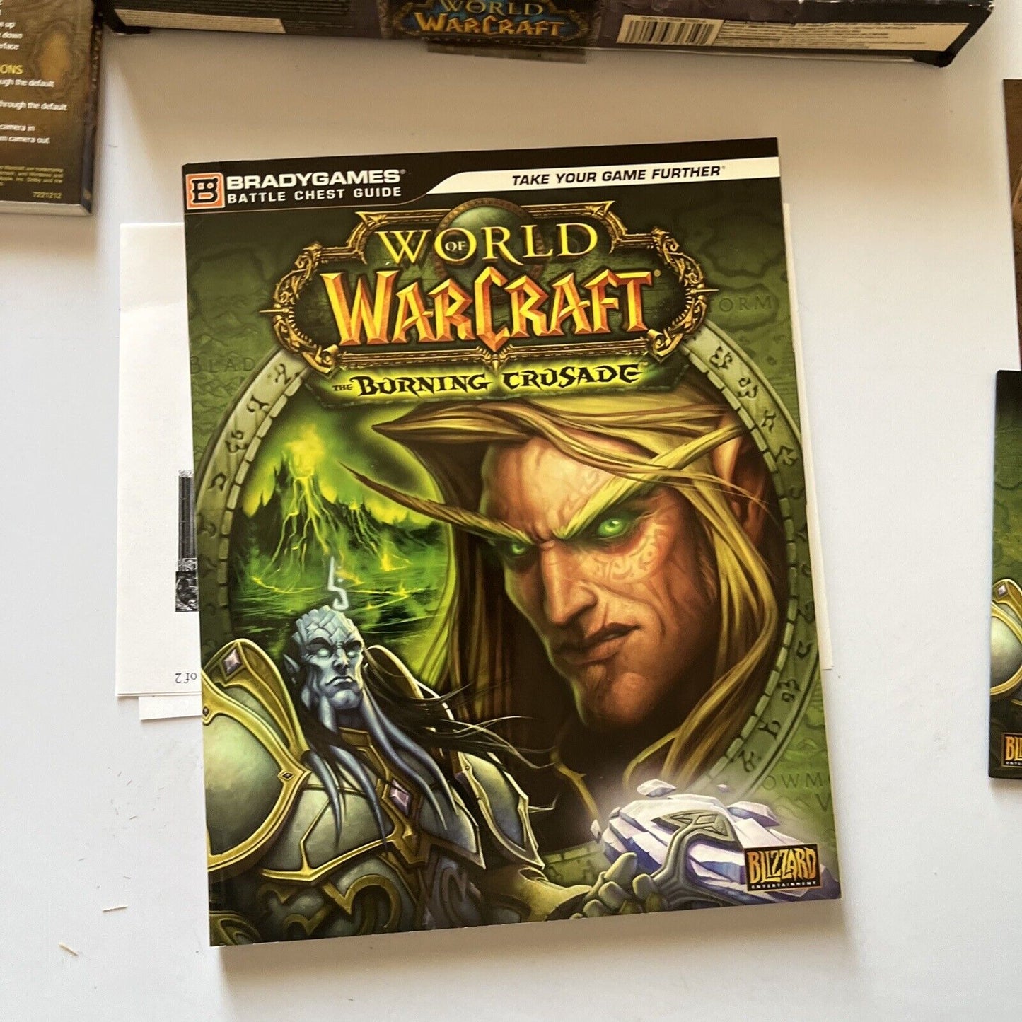World of Warcraft: Battle Chest (Windows/Mac 2007) Manual Book *Key Used*