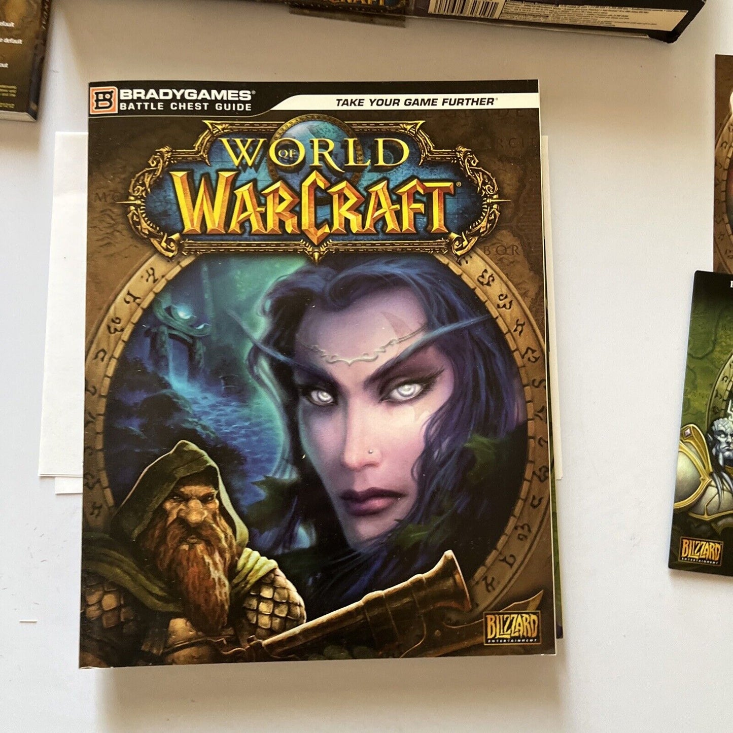 World of Warcraft: Battle Chest (Windows/Mac 2007) Manual Book *Key Used*