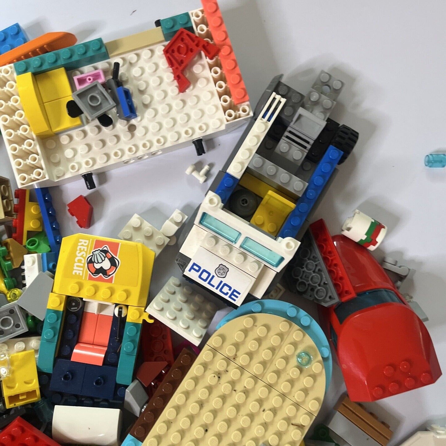 Genuine Authentic Lego 1.45kg Bulk Lot Police City Bricks