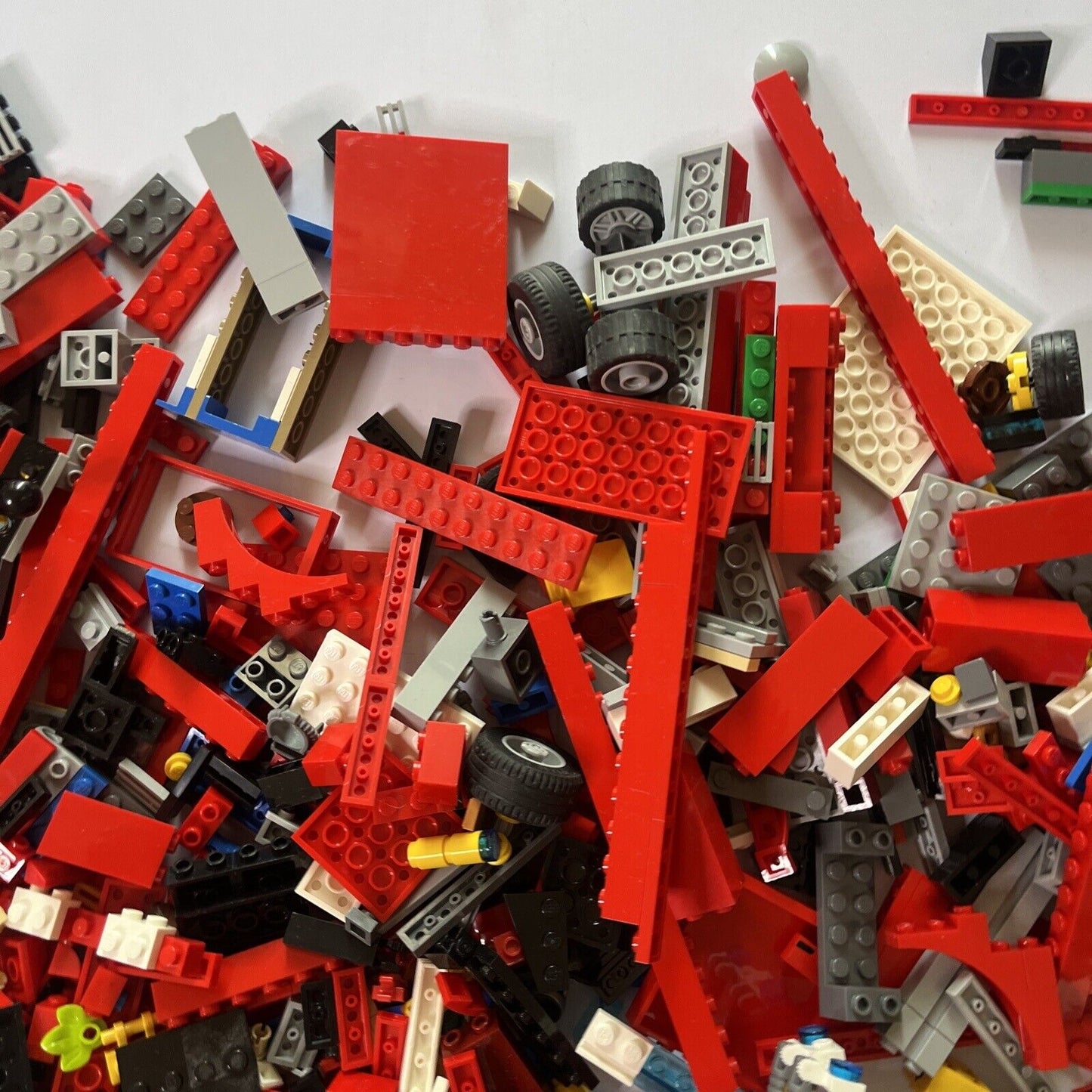 Genuine Authentic Lego 1.55kg Bulk Lot Fire Engine Truck Ferrari Bricks Parts