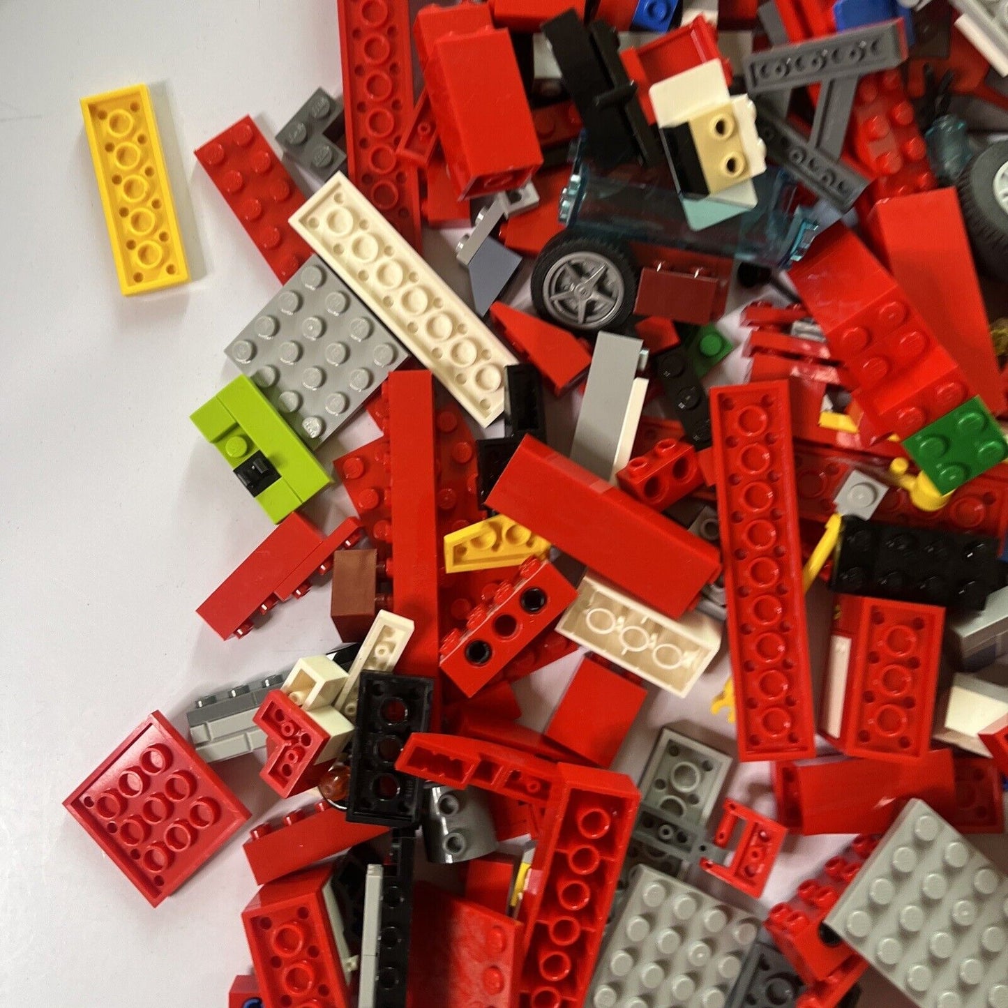 Genuine Authentic Lego 1.55kg Bulk Lot Fire Engine Truck Ferrari Bricks Parts