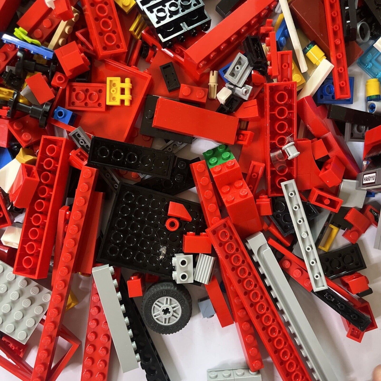 Genuine Authentic Lego 1.55kg Bulk Lot Fire Engine Truck Ferrari Bricks Parts