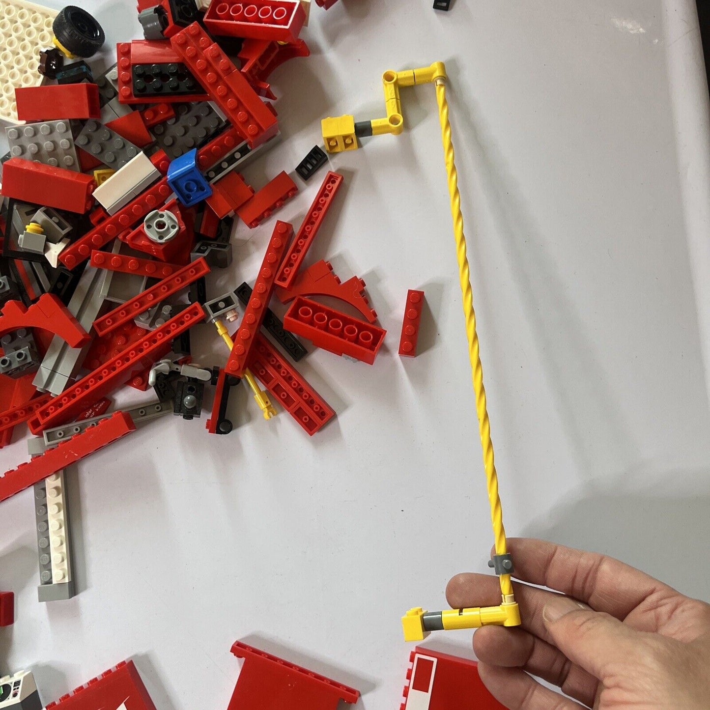 Genuine Authentic Lego 1.55kg Bulk Lot Fire Engine Truck Ferrari Bricks Parts