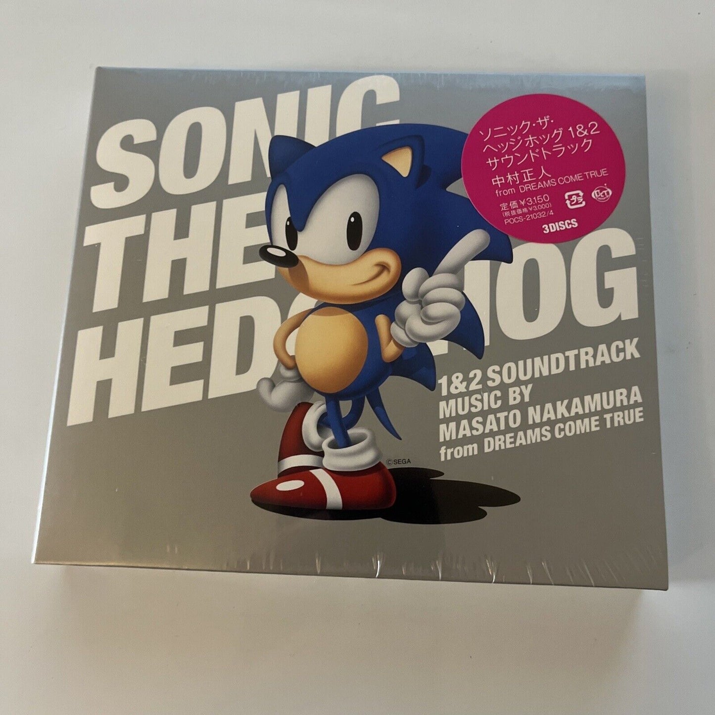 Sonic The Hedgehog 1 & 2 Soundtrack By Masato Nakamura (CD, 2011, 3-Disc) *New*