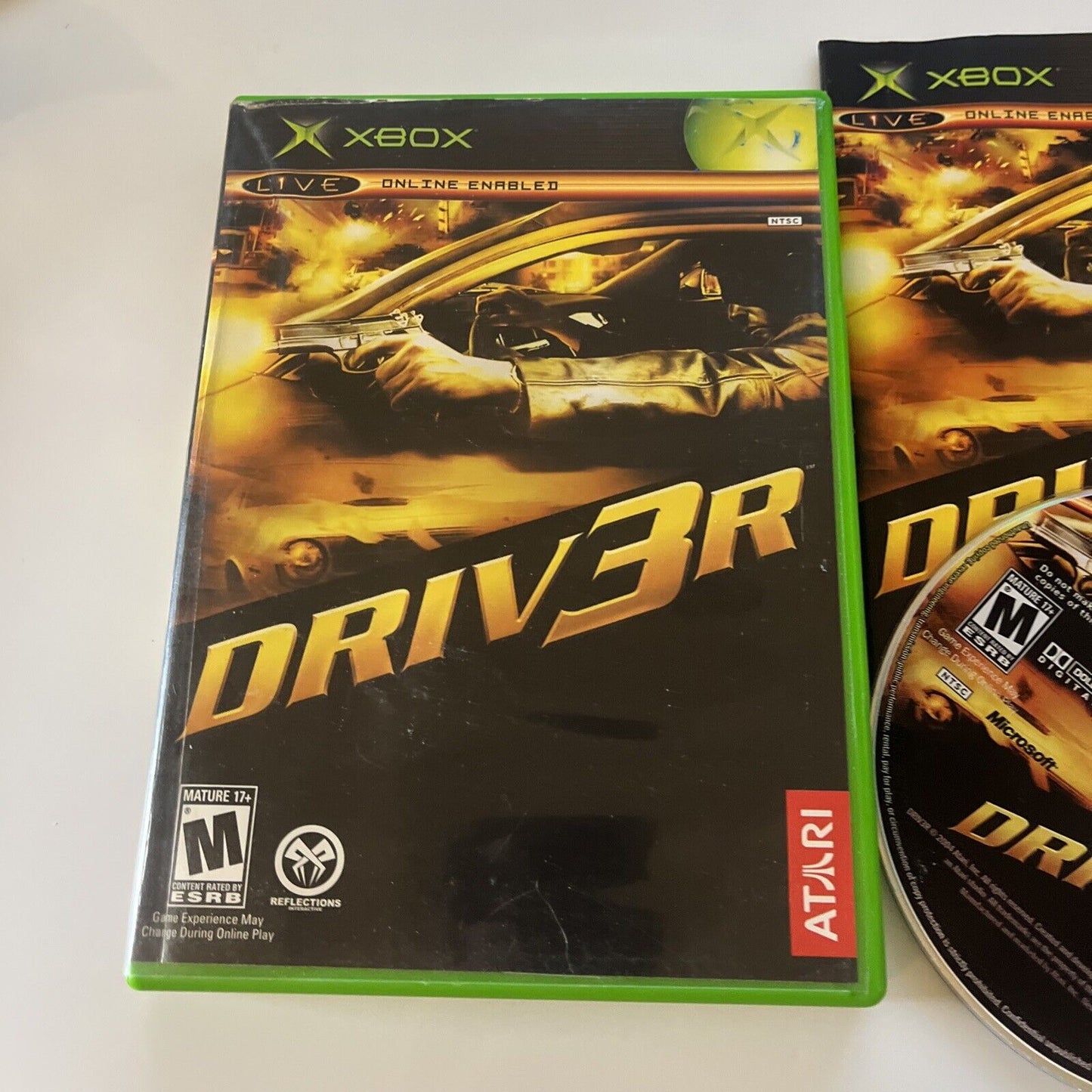 Driver 3 (Driv3r) - Original Xbox NTSC With Manual