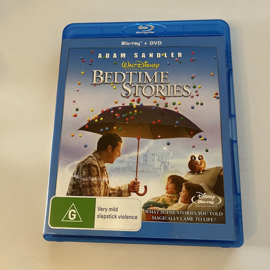 Bedtime Stories (Blu-ray + DVD, 2008, 2-Disc) Guy Pearce, Adam Sandler Region B